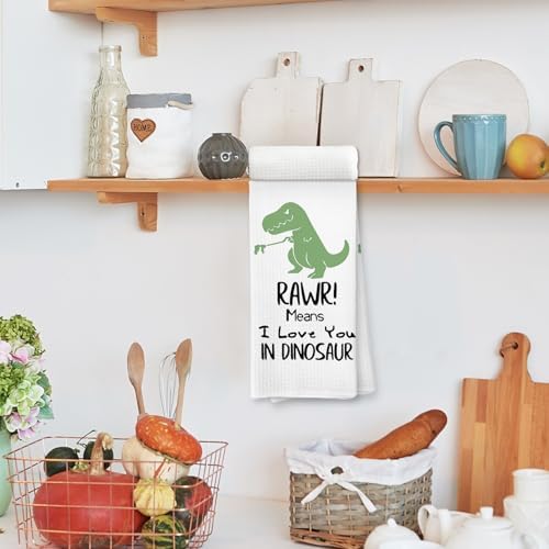Hilarious Dinosaur Bathroom Towels for the Kitchen