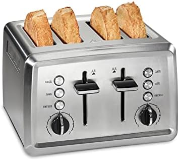 Hamilton Beach 4-Slice ToasterExtra-Wide SlotsDelicious Cheesy Slices