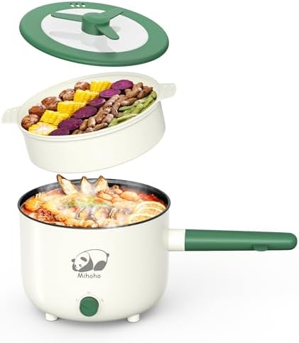 Mihoho Dual-Powered Electric Shabu Shabu Pot with Steamer