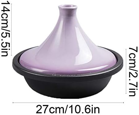 SISWIM Rojo Cast Iron Braising Pot Perfect for Cooking and Braising