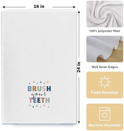 Kids Care Hand Towels with 4 Set in Soft Washable Size
