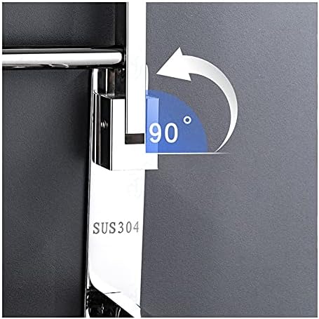 Space-Saving Towel Rack Silver Bath Bar 1-3 Layer Holder