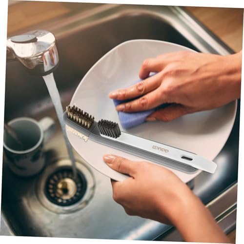 Effortless Kitchen Cleaning Brush - Cleaning with Dual Heads