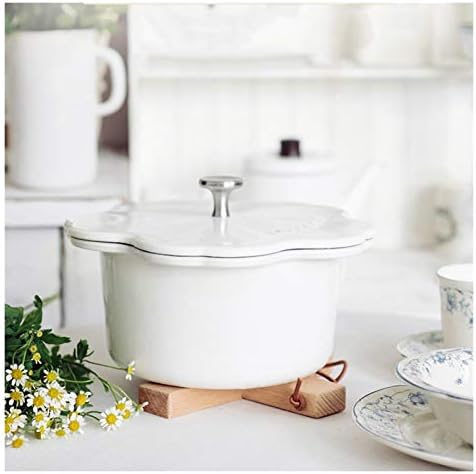 SISWIM 22L Enameled Cast Iron Stockpot with Lid