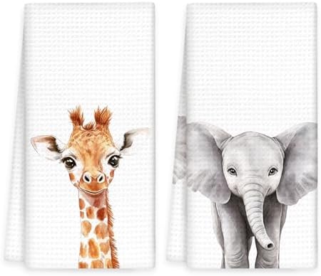 Say hello to our elephant kids hand towels