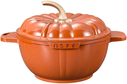Whimsical Nonstick Pumpkin Soup Pot Halloween gift for professionals and home cooks