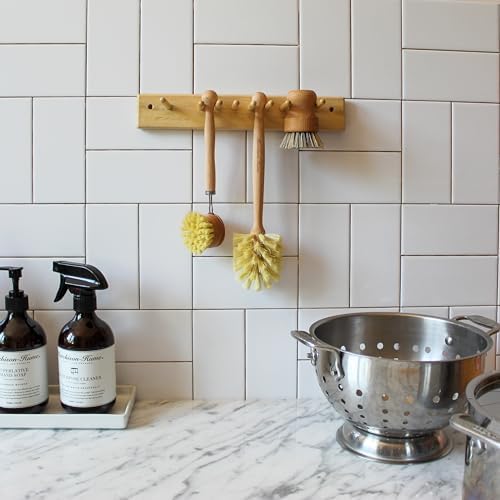 Ergonomic All-Natural Dish Brush Say Goodbye to Mess
