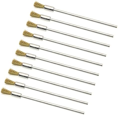 10-Piece Wire Brush Set for Drills Rust Dirt Removal