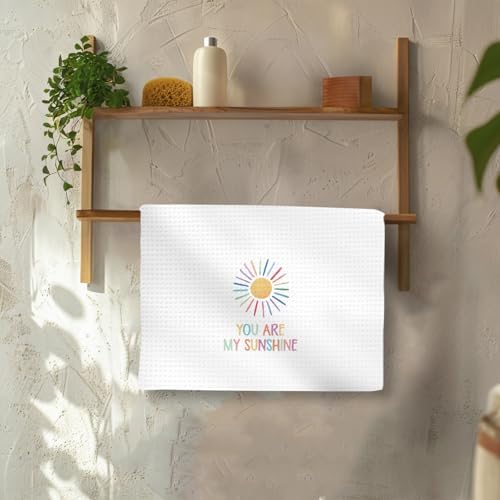 Boho Rainbow Kids Hand Towels Set of 2