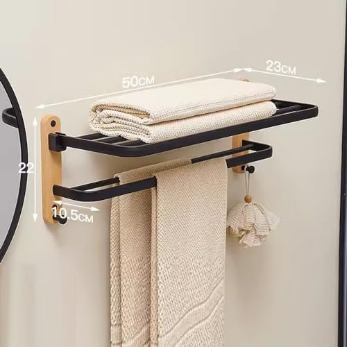FOLDABLE towel rack with bars for the bathroom