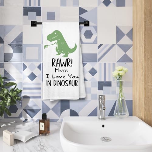 Hilarious Dinosaur Bathroom Towels for the Kitchen