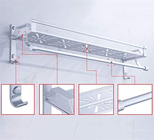 Lunceae Aluminum Towel Holder Wall-Mounted