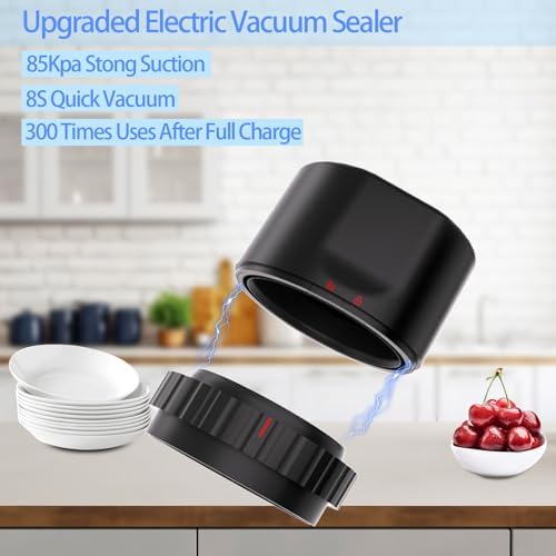VORSON Electric Mason Jar Vacuum Sealer Kit - Easy to Use Reliable