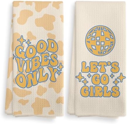 Fun Playful Girls Kitchen Towels Set