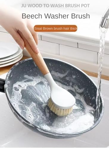 Efficient Scrub Clean with Beechwood Handle