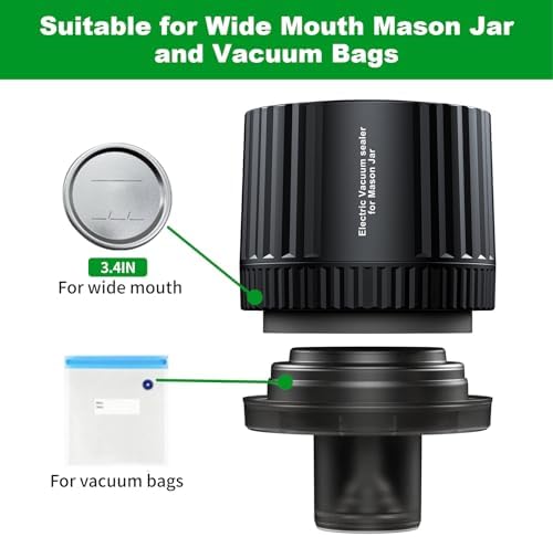 Mason Jar Vacuum Sealer Kit
