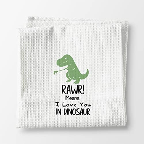 Hilarious Dinosaur Bathroom Towels for the Kitchen