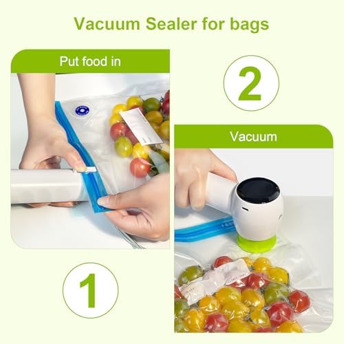 Coocake Electric Mason Jar Vacuum Sealer Handheld for Fermentation Freshness