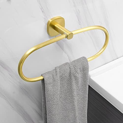 Wall-Mounted Gold-Alphabet Towel Holder