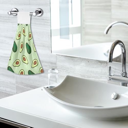 Green Avocados Hanging Kitchen Towels