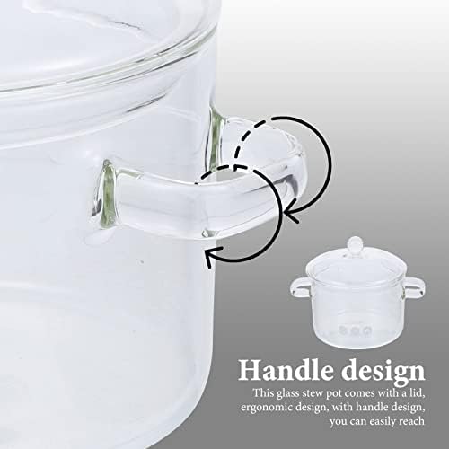 Hemoton Glass Stew Pot