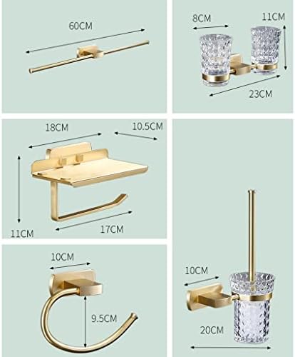 Sturdy Brass Bath Towel Holder