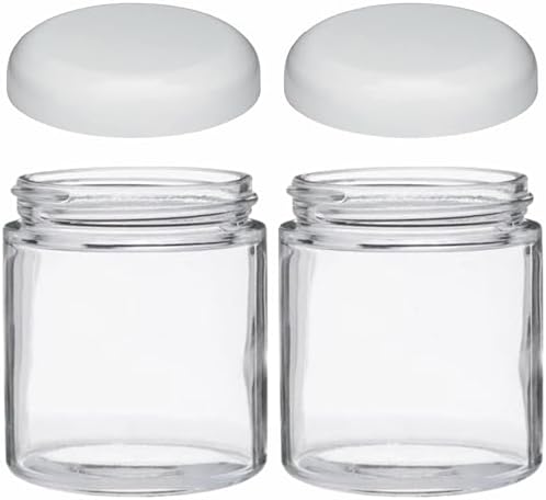 JARMING COLLECTIONS 16 oz Glass Pint Jars with Lids
