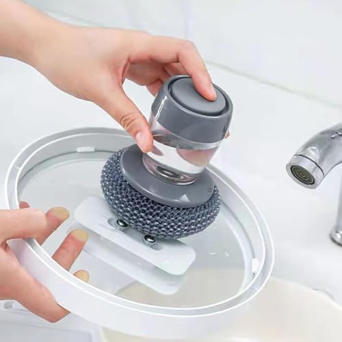 Kitchensoap Press Dispenser Palm Brush