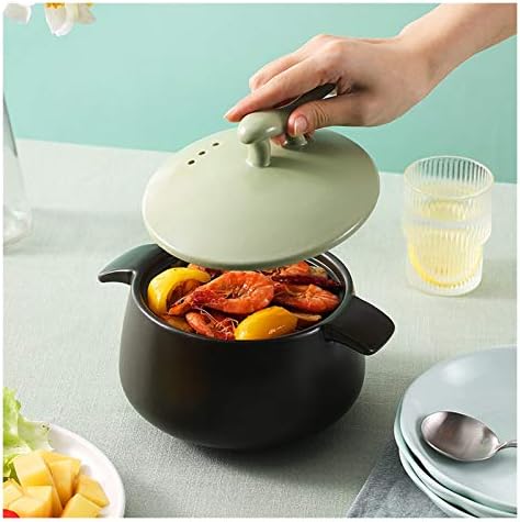 SISWIM 15L Ceramic Stockpot with Lid