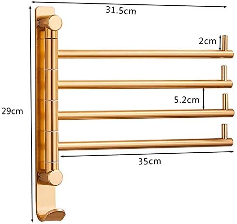 BOCbco Wall-Mounted Towel Rack