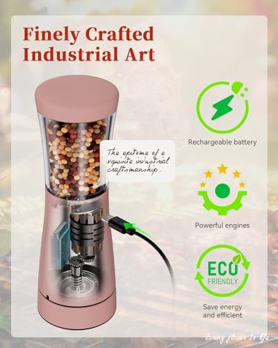 Stainless Steel Salt Pepper Grinder Set
