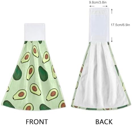 Green Avocados Hanging Kitchen Towels