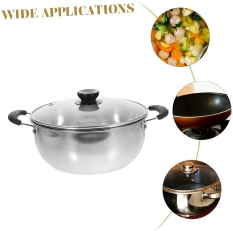 GRIRIWErgonomic Steam Pot Boil Dry Compact Easy to Use