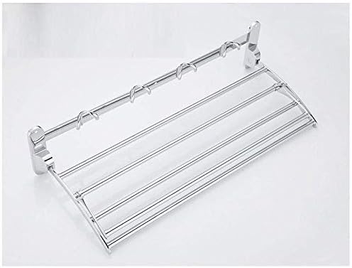 Sturdy Stainless Steel Towel Rack with Double-Layer Design