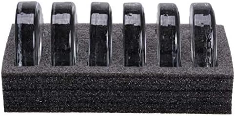 6-Piece Set of Unique Glass Fermentation Weights for Mason Jars