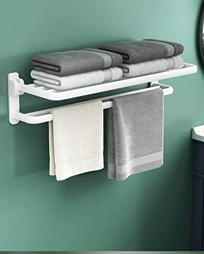 BOCbco Wall Mounted Towel Holder with Double Rail 50Cm