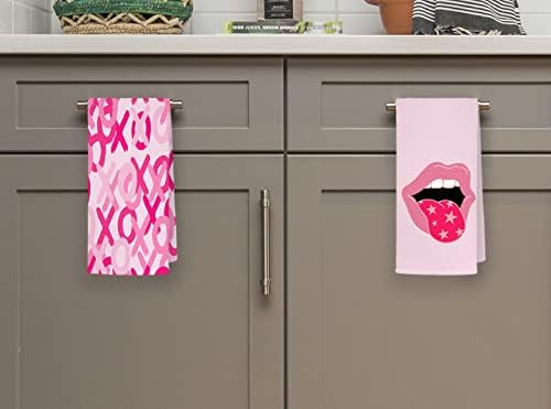 QODUNG Preppy Glitter Kitchen Towels