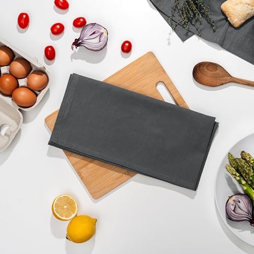 Organic Gray Flour Sack Tea Towels 5 Pack