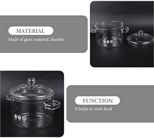 Hemoton Glass Stew Pot