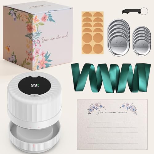 Gift Boxed - Fully Automatic Mason Jar Vacuum Sealer Kit