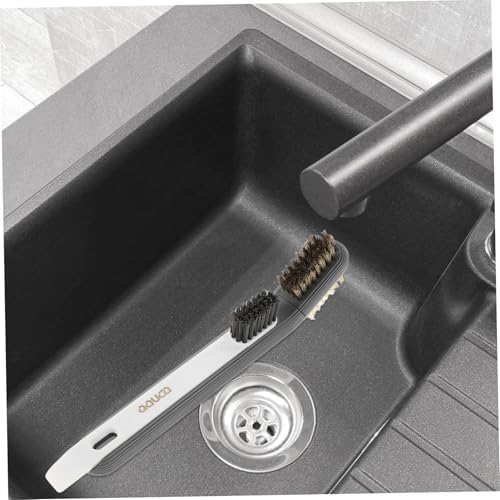 Efficient Oil Removal Brush with Dual Heads for Stove and Range