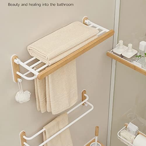 Premium White Wall-Mounted Towel Rail for Bathrooms