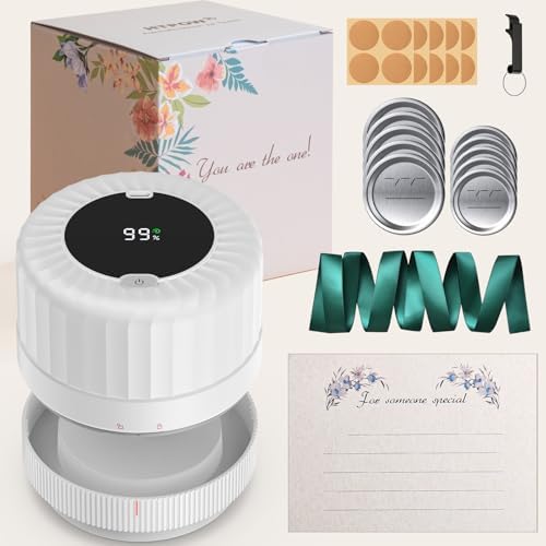 Gift Boxed - Fully Automatic Mason Jar Vacuum Sealer Kit