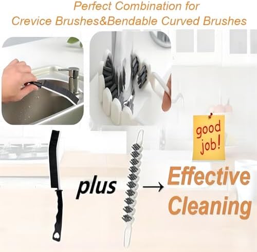 6 Pcs Crevice Cleaning Brush Set