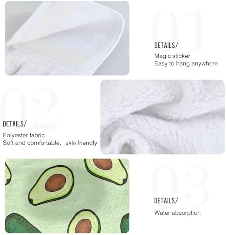 Green Avocados Hanging Kitchen Towels