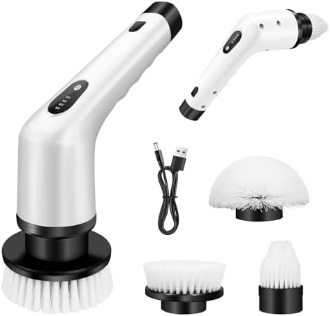 Electric Cleaning Brush with 3-in-1 Features