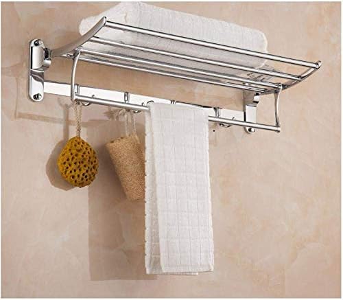 Sturdy Stainless Steel Towel Rack with Double-Layer Design