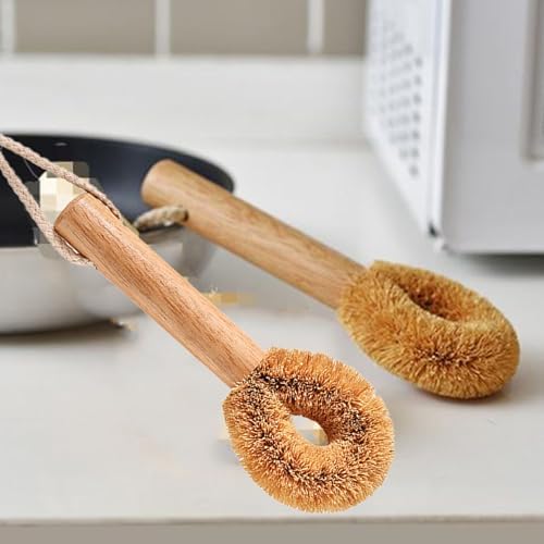 Efficient Wooden Dish Brush for Kitchen Cleaning