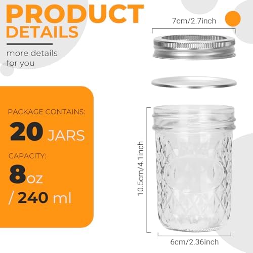 8 oz Mason Jars