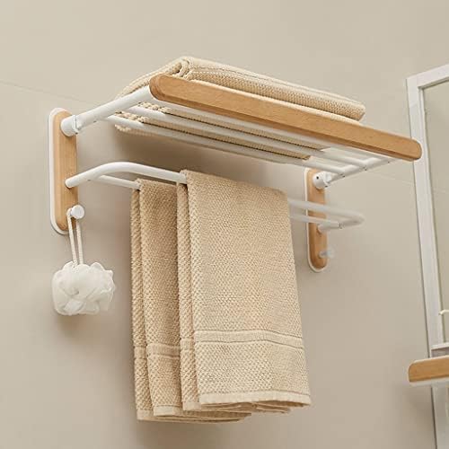 Premium White Wall-Mounted Towel Rail for Bathrooms